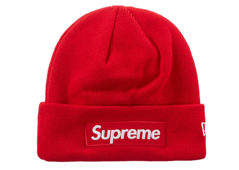 シュプリーム ニューエラ ボックスロゴ ビーニー (FW23) レッド - FW23
