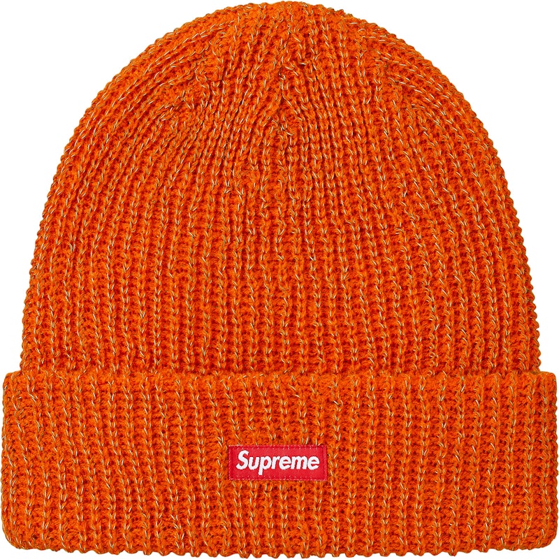 Supreme Loose Gauge Beanieオレンジ ニット帽 未使用 supreme loose