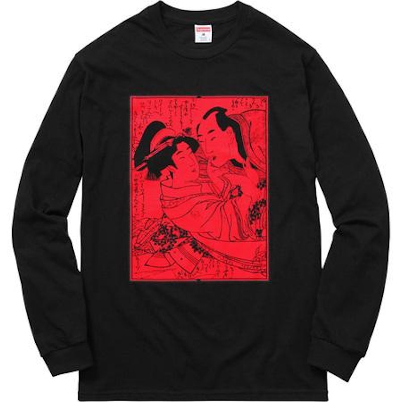 Supreme Sasquatchfabrix Shunga LS Tee Black メンズ - SS16 - JP