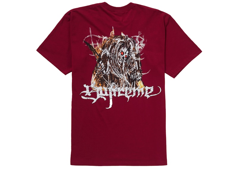Supreme Satan Tee Cardinal Men's - FW24 - US
