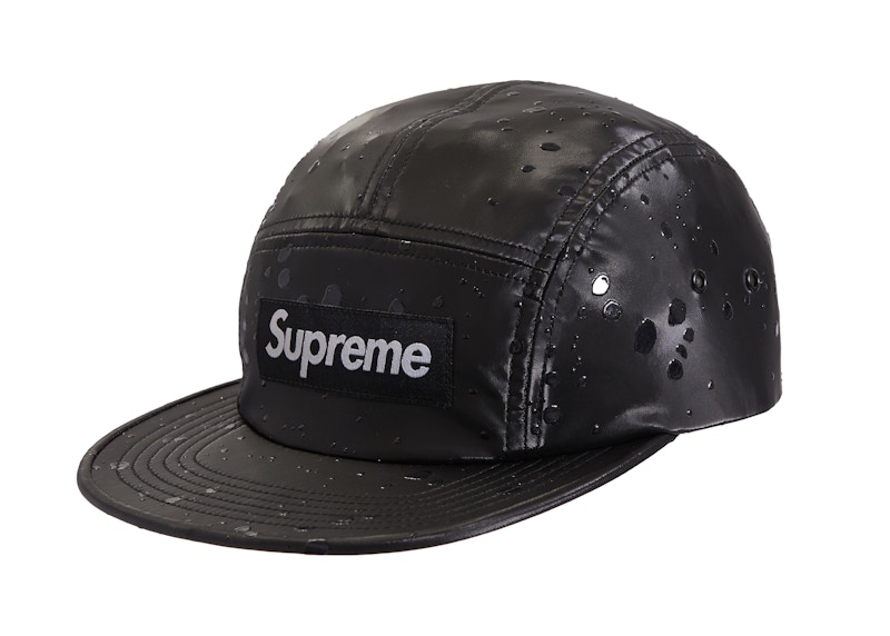 Supreme Splatter Camp Cap Black - SS19 - US