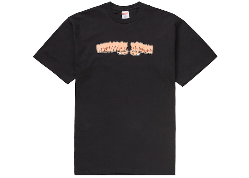 Supreme Toy Machine Fist Tee Black Men's - SS24 - US