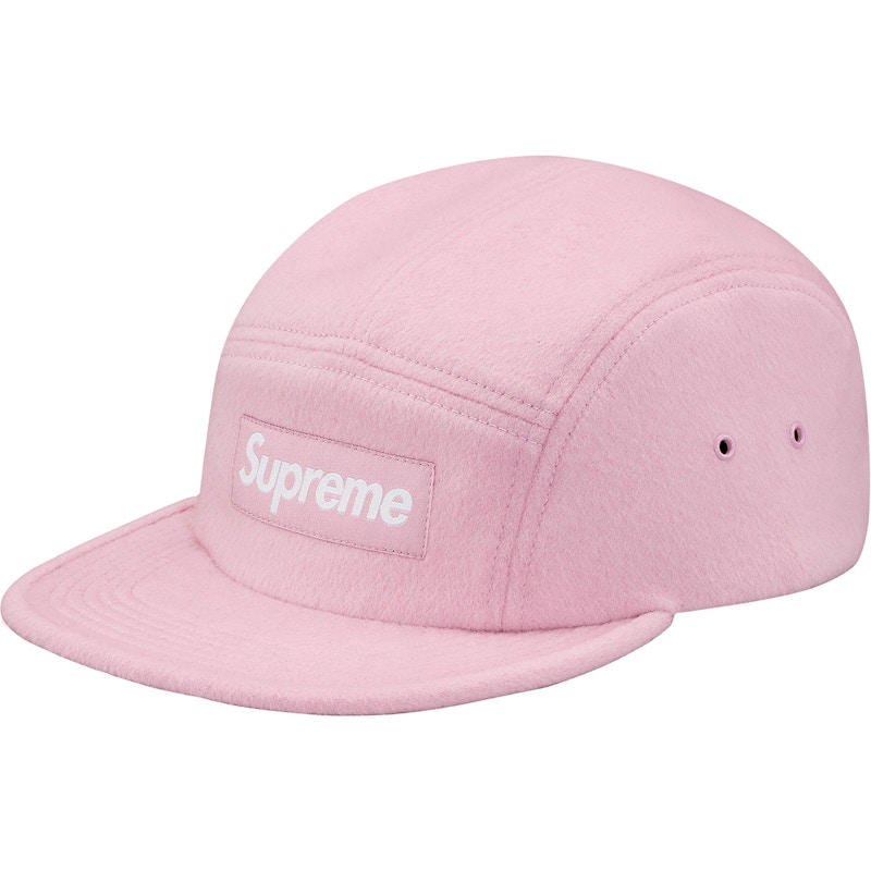Supreme Wool Camp Cap Pink - FW17 - JP