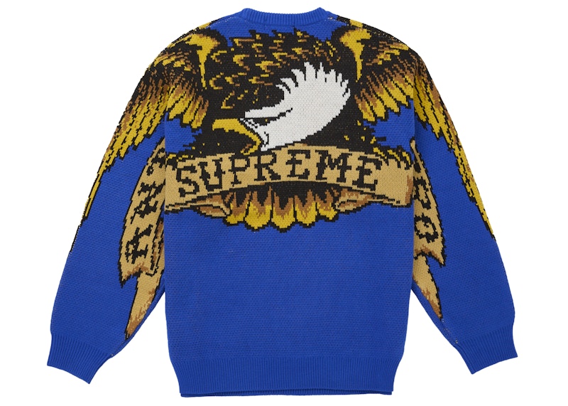 Supreme ANTIHERO Sweater Blue メンズ - FW25 - JP
