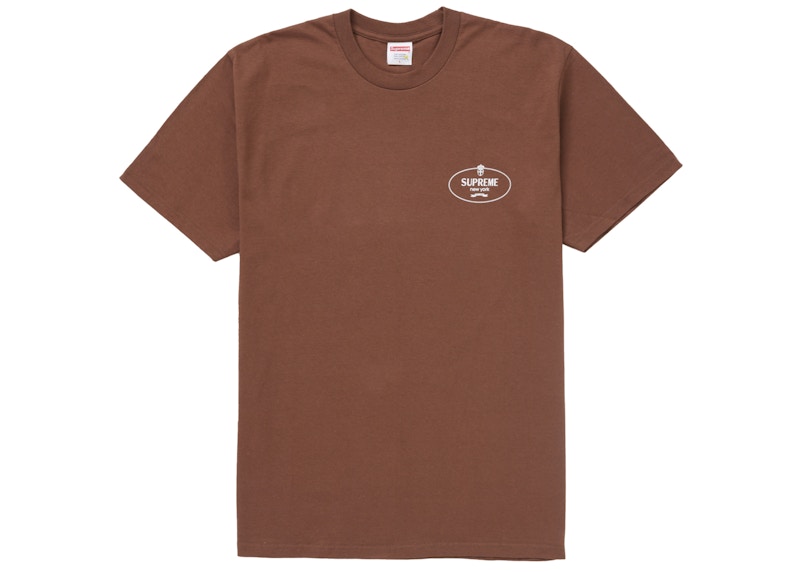 Supreme Crest Tee (FW24) Brown Men's - US