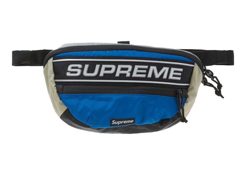 が*読様 23AW Supreme Waist Bag Blue Supreme Logo Waist Bag Blue