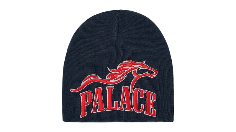 Palace Horsepower Nein Cuff Beanie Navy メンズ - FW25 - JP