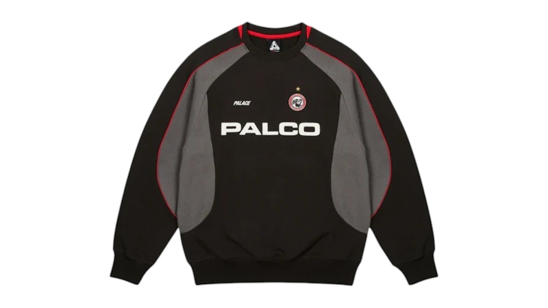 Palace Pro Team Palco Crew Black Men's - SS25 - US