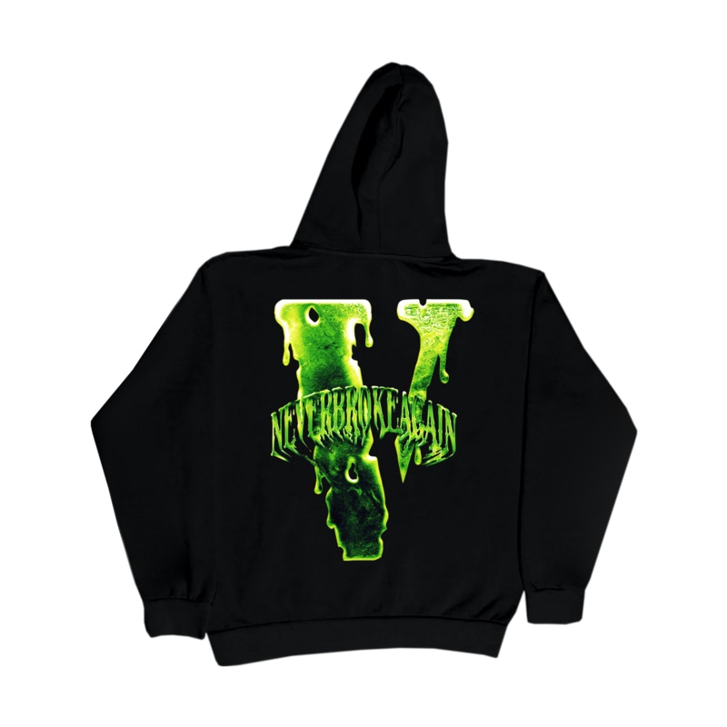 Vlone x Never Broke Again Slime Hoodie Black Men's - FW21 - US
