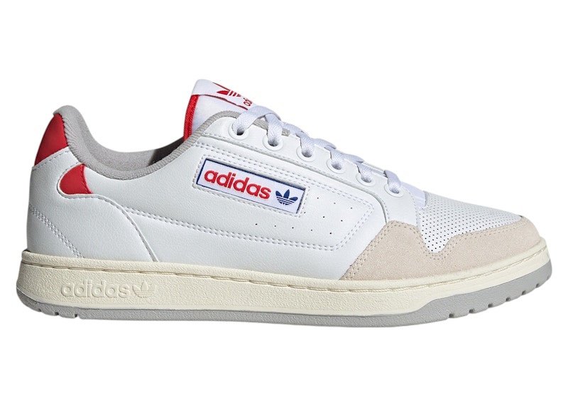 adidas NY 90 Cloud White Vivid Red Men's - GX4393 - US