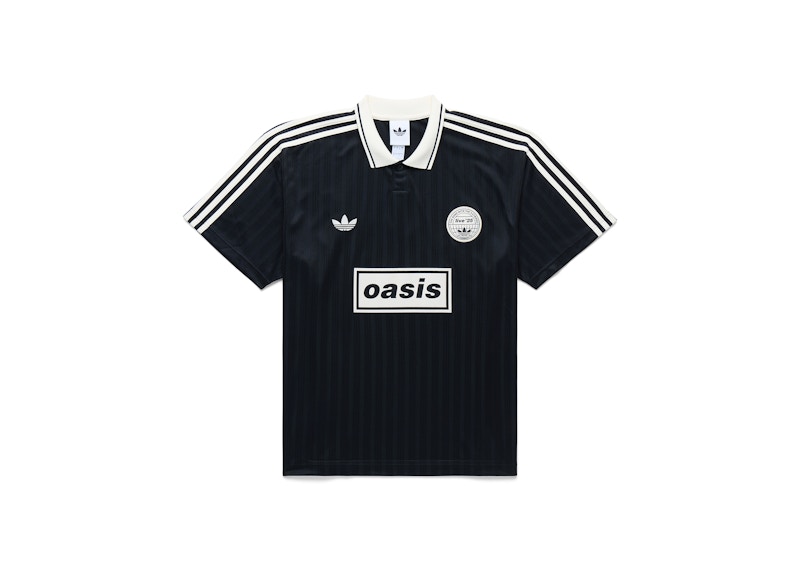 adidas x Oasis Tour Jacquard Jersey Black メンズ - SS25 - JP