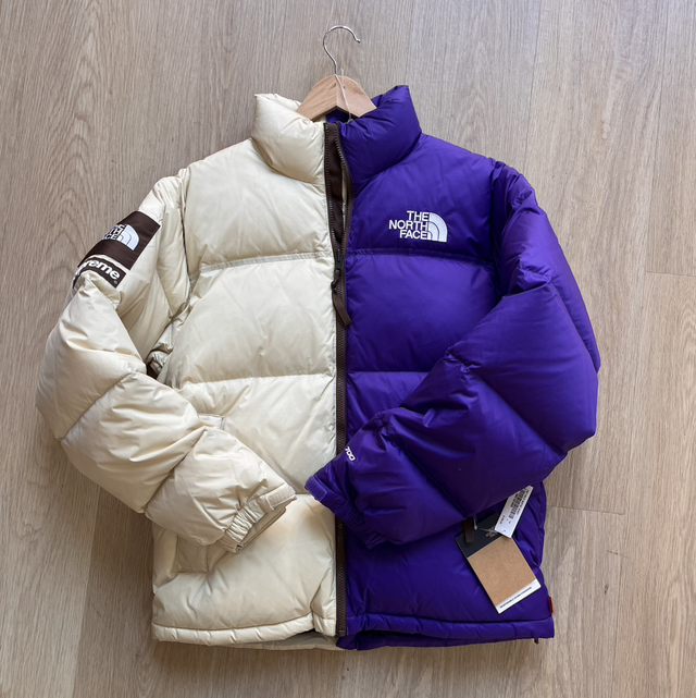 Supreme X TNF Puffer Purple White Size M - NEW | BESTSELLER MILANO