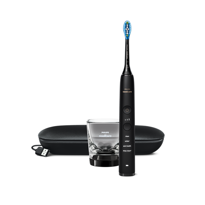 DiamondClean 9000 Elektrische Schallzahnbürste mit App - Schwarz