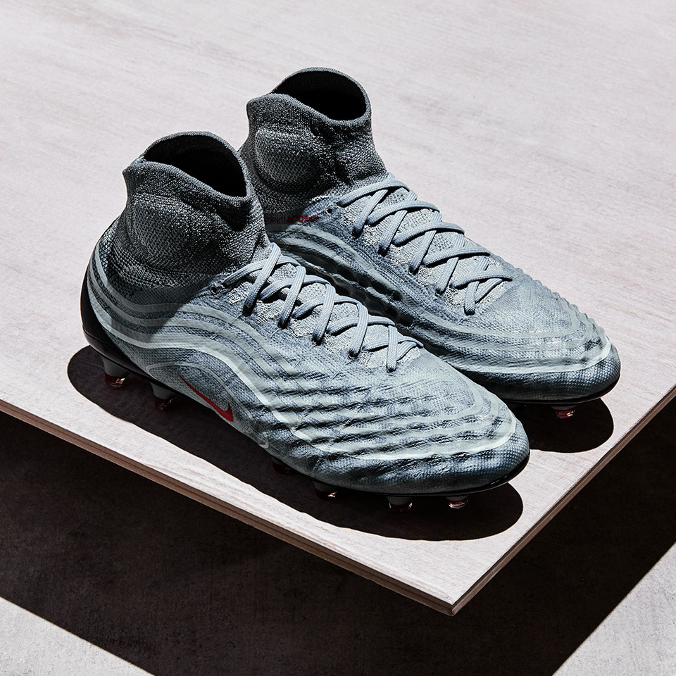 Nike Magista Obra II Special Edition FG - Grau/Rot/Schwarz