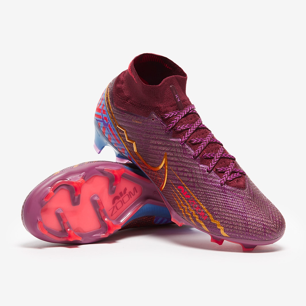 Nike Air Zoom Mercurial Superfly IX Elite KM FG - Dark Beetroot