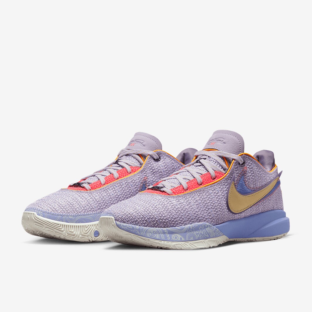 Nike LeBron XX - Violet Frost/Metallic Gold/Purple Pulse - Mens