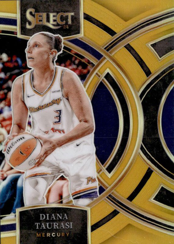 Diana Taurasi 2024 Select WNBA #188 Premier Level Gold /10 Price
