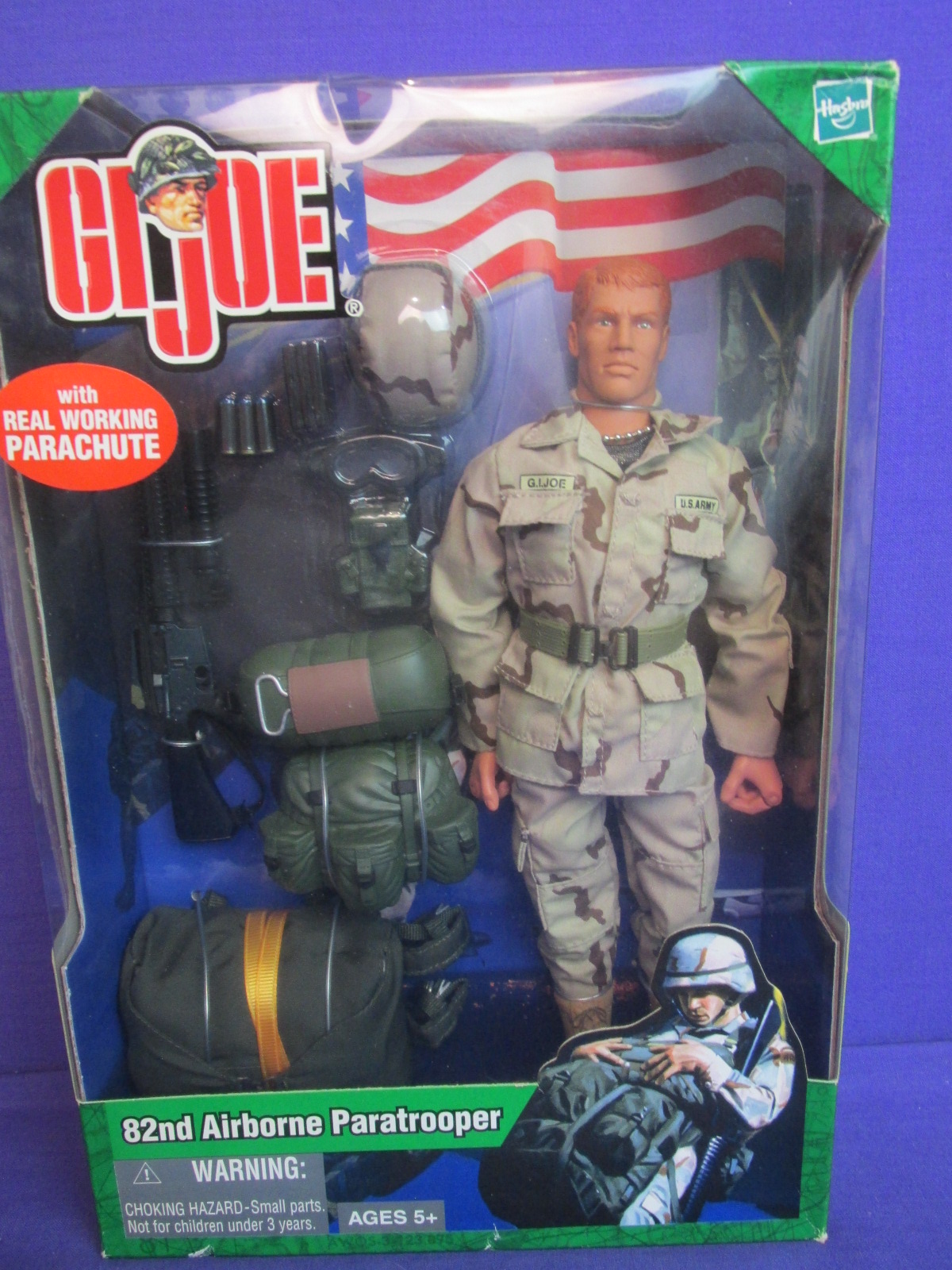 GI Joe 82nd Airborne Paratrooper with real | Proxibid