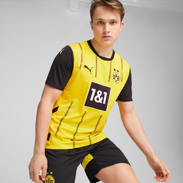 Borussia Dortmund 24/25 Men's Replica Home Soccer Jersey | PUMA