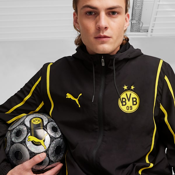 Borussia Dortmund Pre-Match Men's Woven Soccer Jacket | PUMA Canada