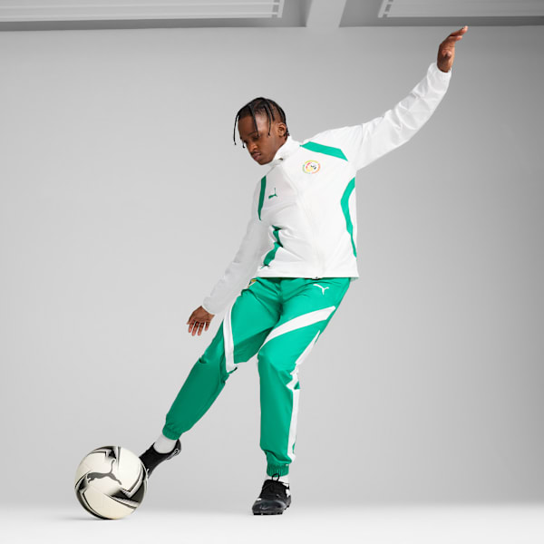 メンズ サッカー セネガル プレマッチ ウーブン ジャケット | PUMA 日本