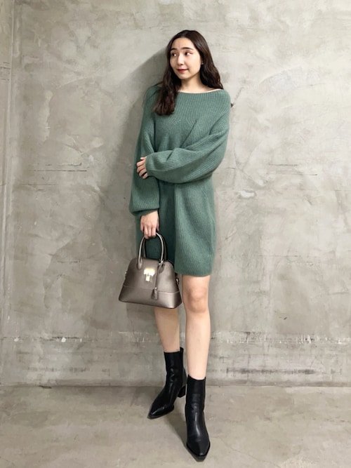 新品未使用品スナイデルミニニットワンピース ジャケットセット SNIDEL