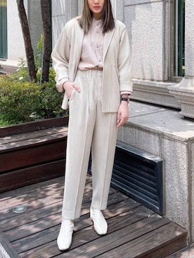 HOMME PLISSE ISSEY MIYAKEのトップス（ピンク系）を使った人気