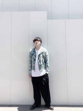 Yohji Yamamoto POUR HOMMEのノーカラージャケットを使った人気
