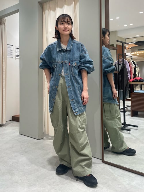 WAIPER.inc パンツ WAIPER別注 ミリタリーオーバーパンツ レディース