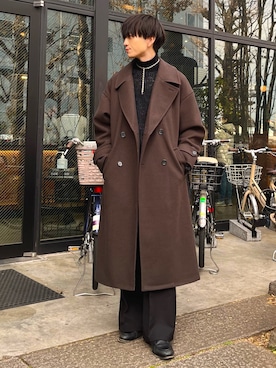 CLEL】Tech Melton Loose Double Chester Court/テックメルトンルーズ
