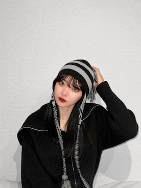 Vivienne Westwoodのニットキャップ/ビーニー（グレー系）を使った人気