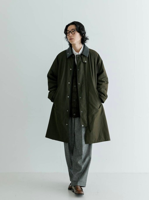 Barbour ステンカラーコート オリーブ Barbour ステンカラーコート 10