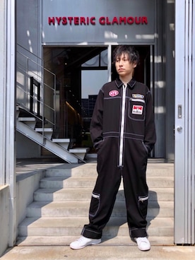 希少】ヒステリックグラマー マルチポケット つなぎ オールインワン