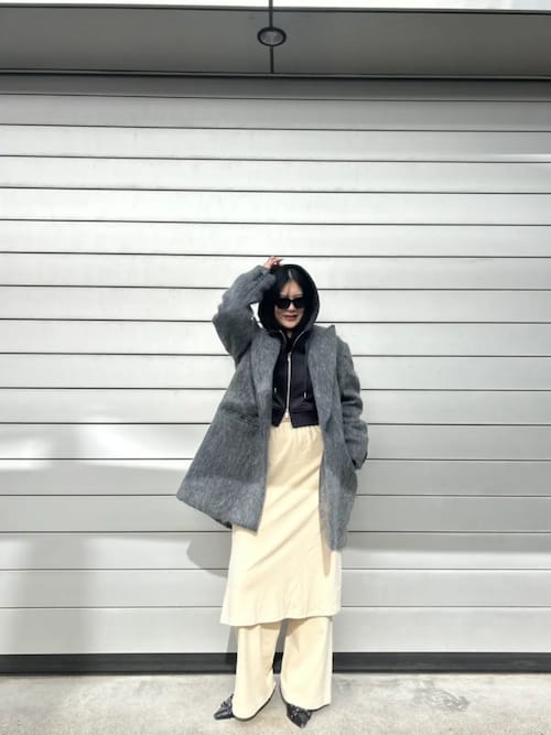 セール】モヘアシャギーテーラードコート / Mohair Shaggy Tailored