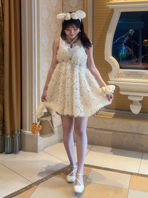 ワンピース NOTREemor tulle mini dress tulle mini dress（ドレス