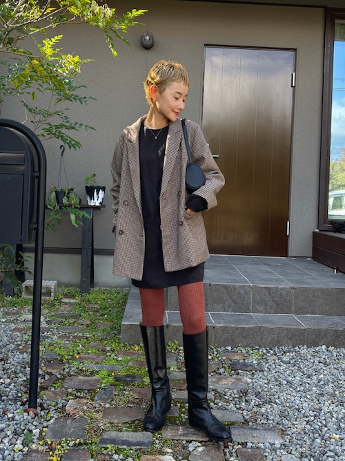 anuke（アンヌーク） ワンピース Cocoon Mini Onepiece : ZOZOTOWN