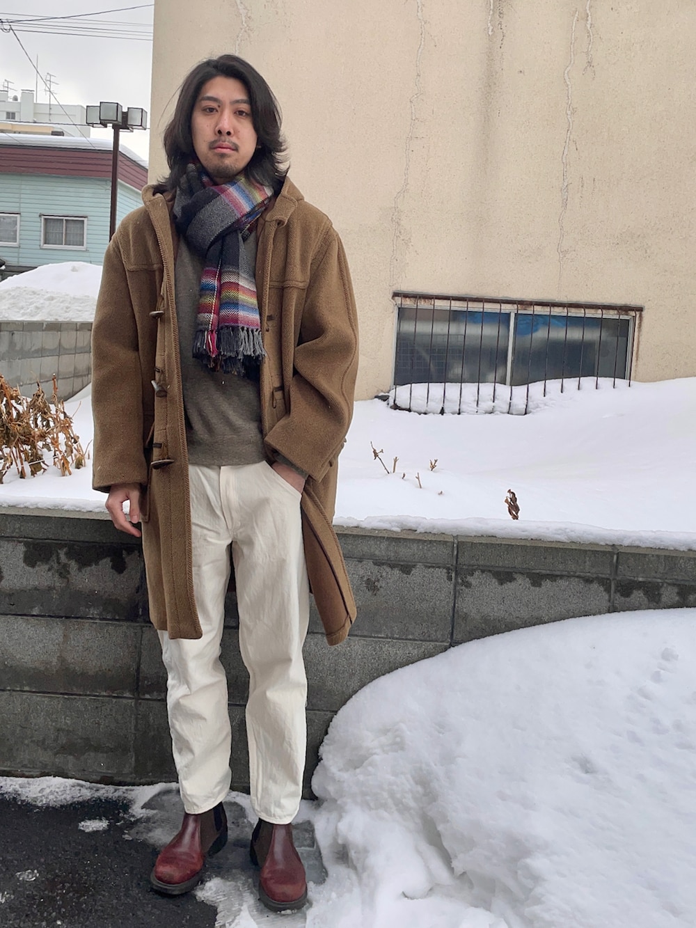 ひーー｜Gloverallのダッフルコートを使ったコーディネート - WEAR