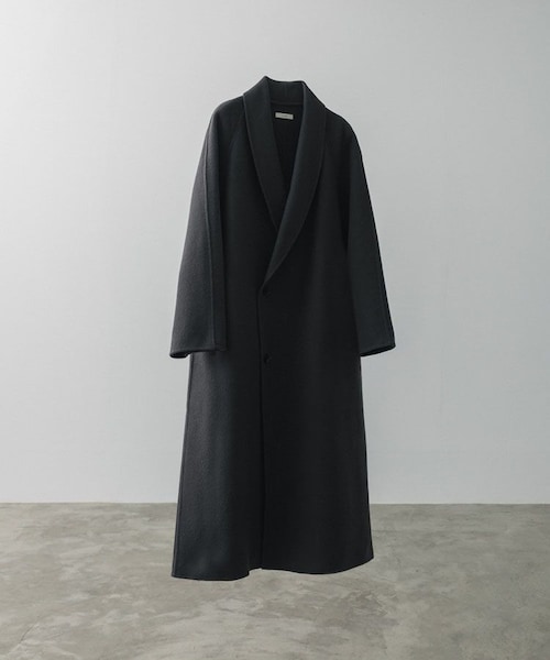 LIDNM（リドム）の「Super 140s SHAWL COLLAR CAPE COAT（チェスター