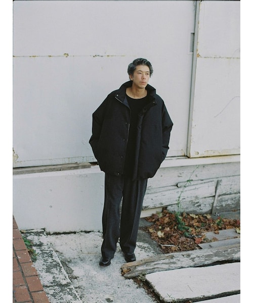 LIDNM（リドム）の「WOOL DOBBY PUFFER（ダウンジャケット/コート