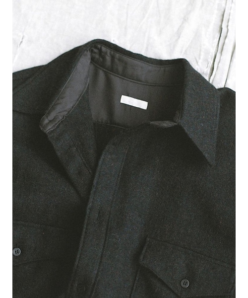 LIDNM（リドム）の「PREMIUM SHETLAND ALASKAN SHIRT（シャツ/ブラウス