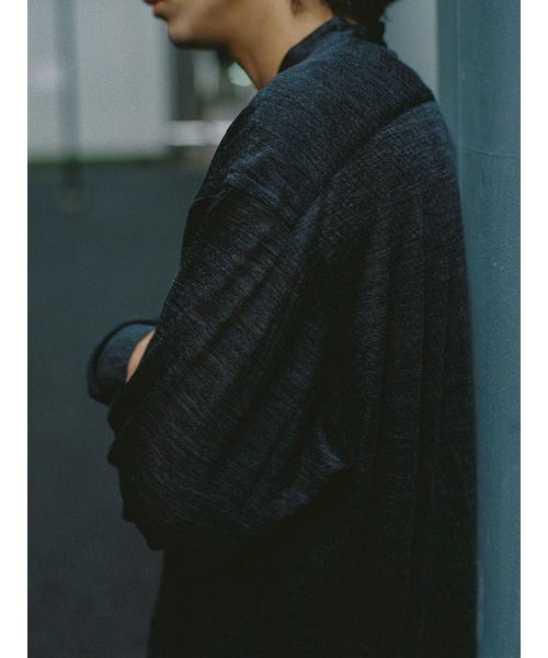 LIDNM（リドム）の「WOOL KNIT PO SHIRT（シャツ/ブラウス）」 - WEAR
