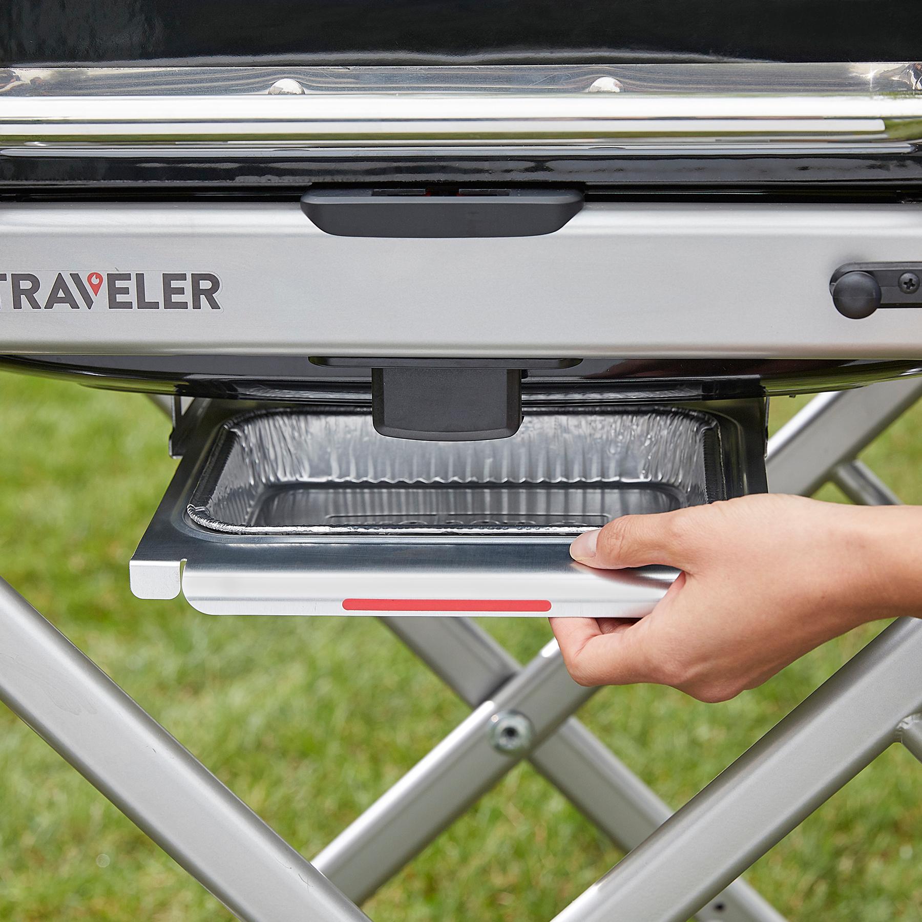 9010001 by Weber - Weber Traveler® Portable Gas Grill - Black | Iz