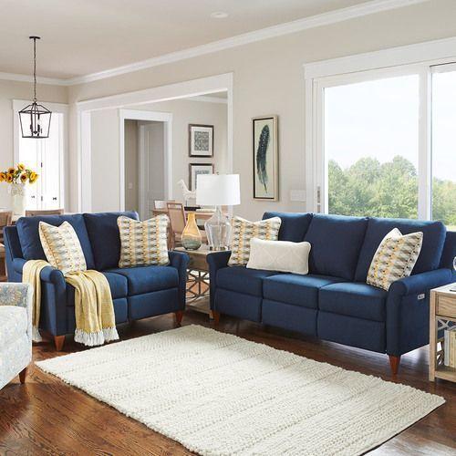 91P895 by La-Z-Boy - Abby duo® Reclining Sofa | Strassner Furniture