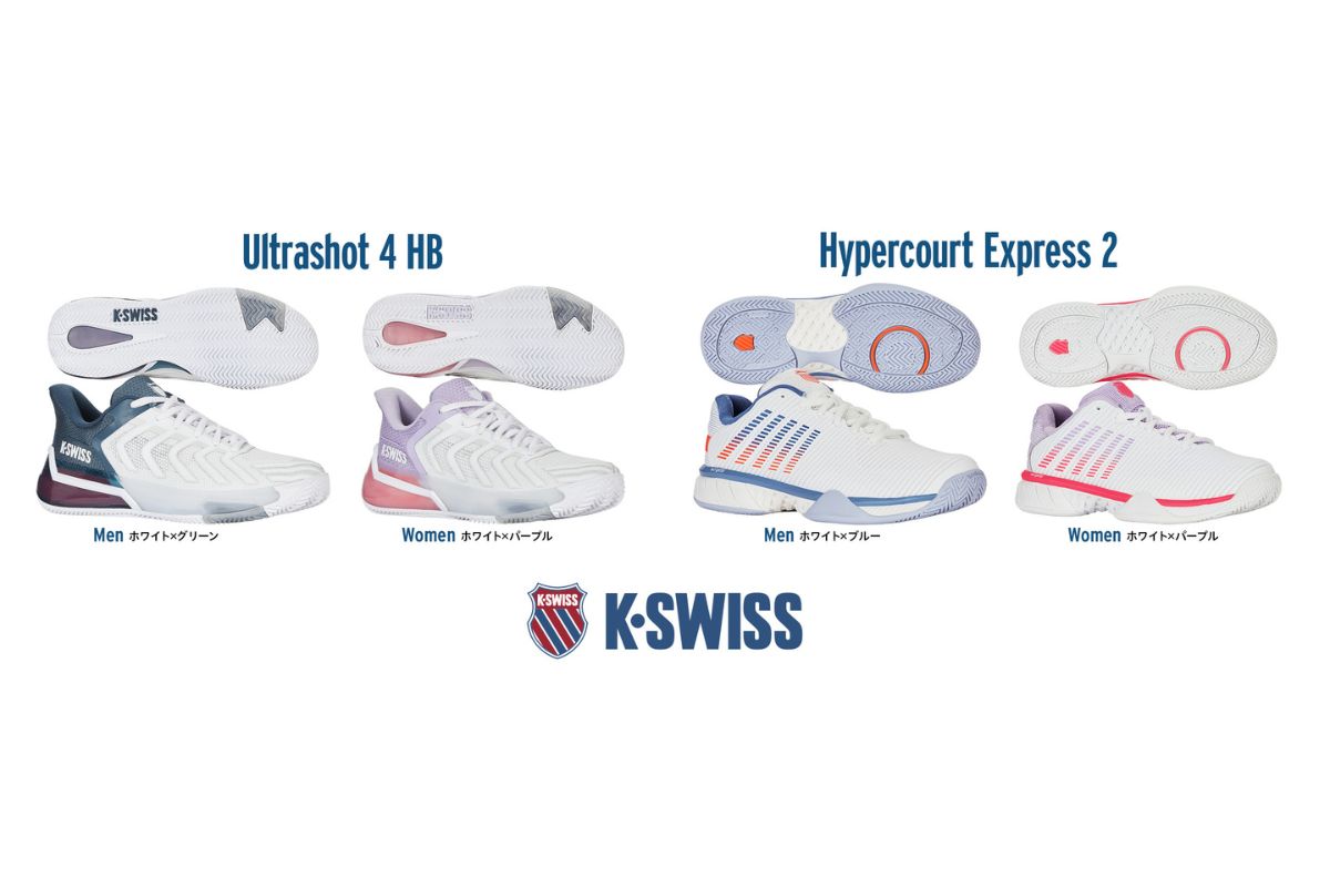 ダンロップ新製品発売情報！（K-SWISSテニスシューズ、25年春夏モデル