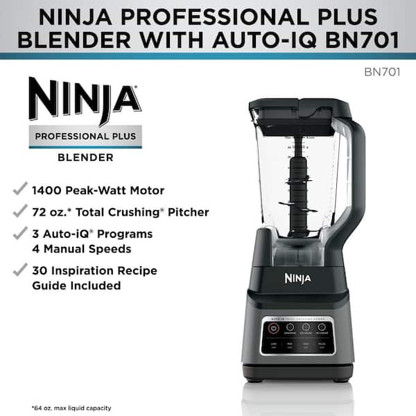 NINJA 72 oz. Professional Plus Countertop Blender with Auto-iQ