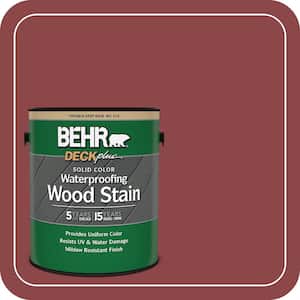 BEHR DECKplus 1 gal. #S170-7 Dark Cherry Mocha Solid Color