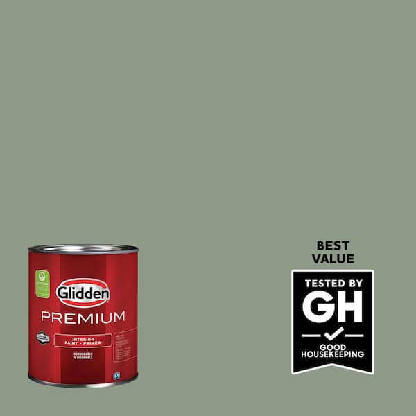 Glidden Premium 1 qt. Moss Point Green PPG1121-6 Flat Interior