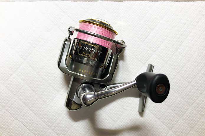 17年落ちの名機「トーナメント・エアリティ」をリールマニアがOHした