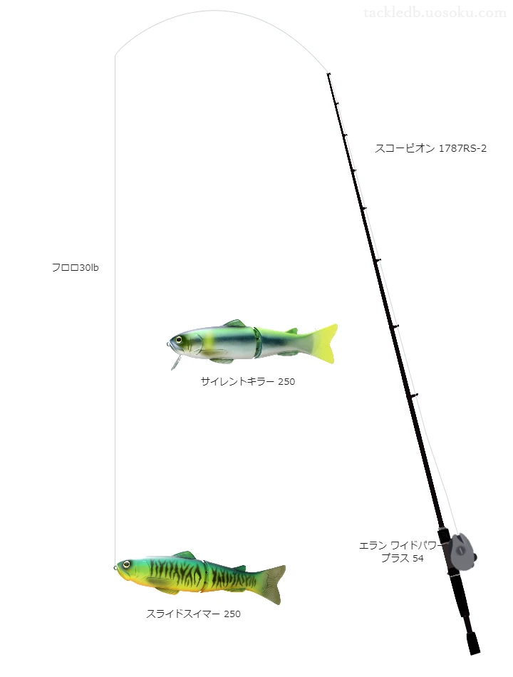 サイレントキラー 250使用タックル！インプレ及び合うロッドやライン