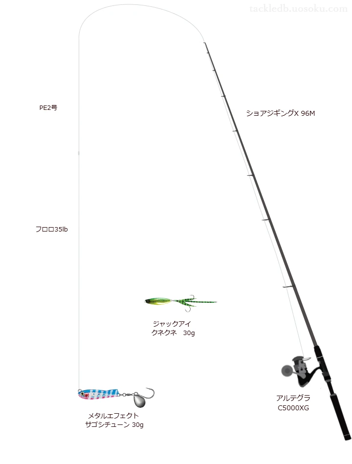 ショアジギング×DAIWAのロッドのタックル情報 | 魚速タックルDB